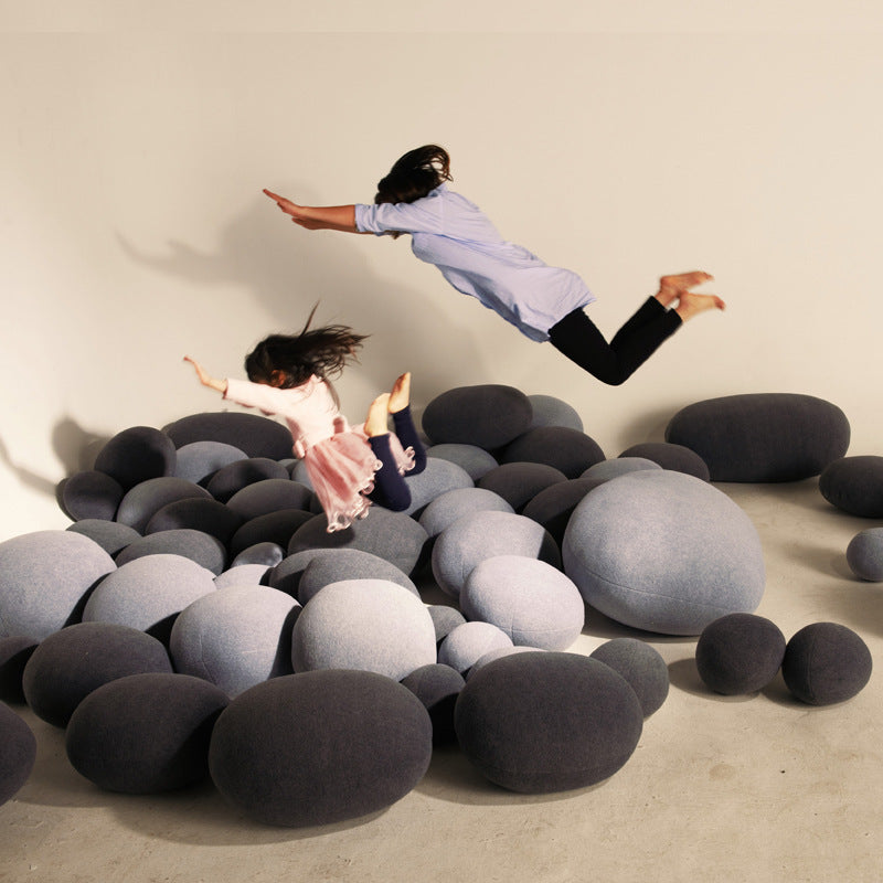 Multifunctional Stone Pebble Cushion Set - Creative Home Decor Pillows