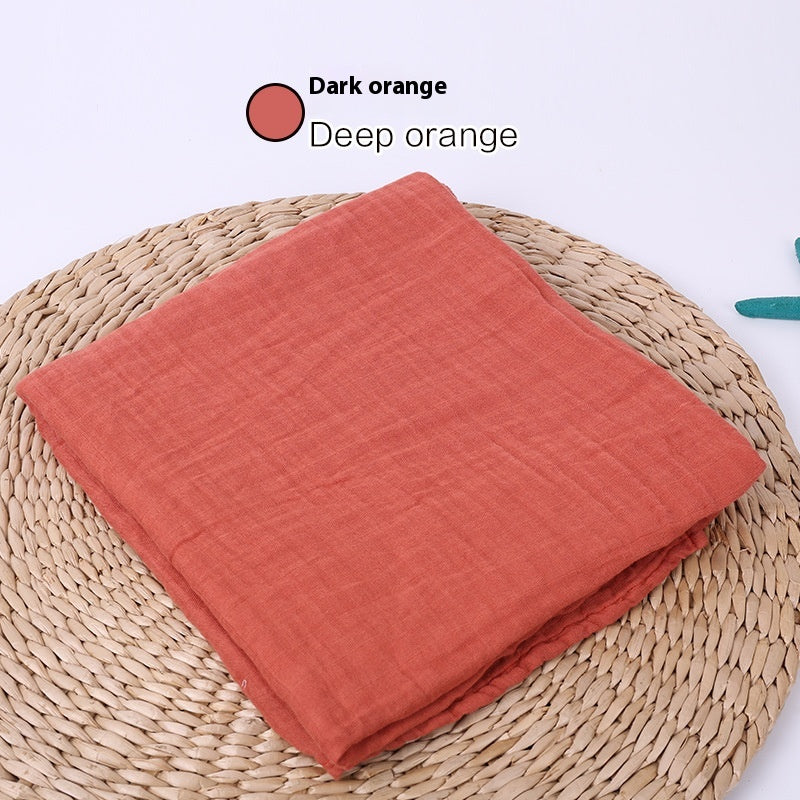 Infant Double-Layer Gauze Blanket - Soft Breathable Baby Bedding 120x120cm