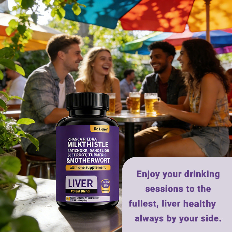 Milk Thistle & Herbal Complex Supplement - 60 Capsules
