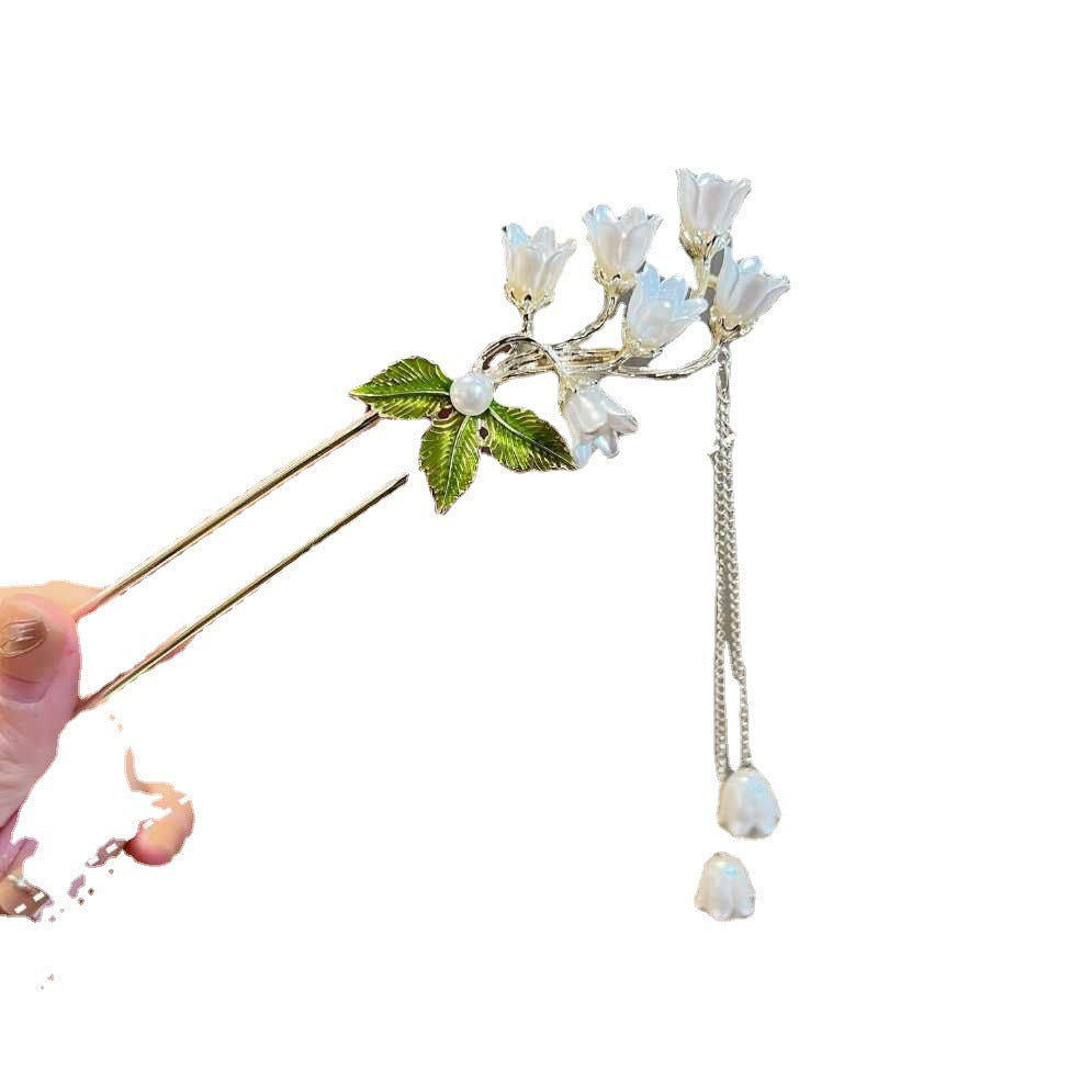 Women's Leaf Hairpin Copper Alloy Mori Style