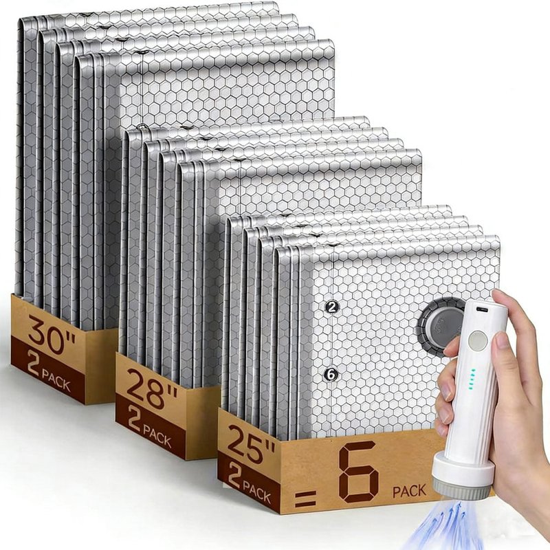 Vacuum Compression Travel Storage Bags with Electric Pump Set