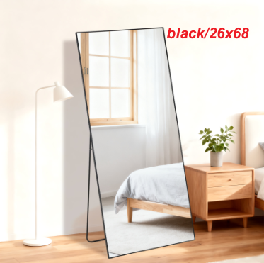 Rectangle Full Length Standing Mirror - Shatterproof Floor Mirror