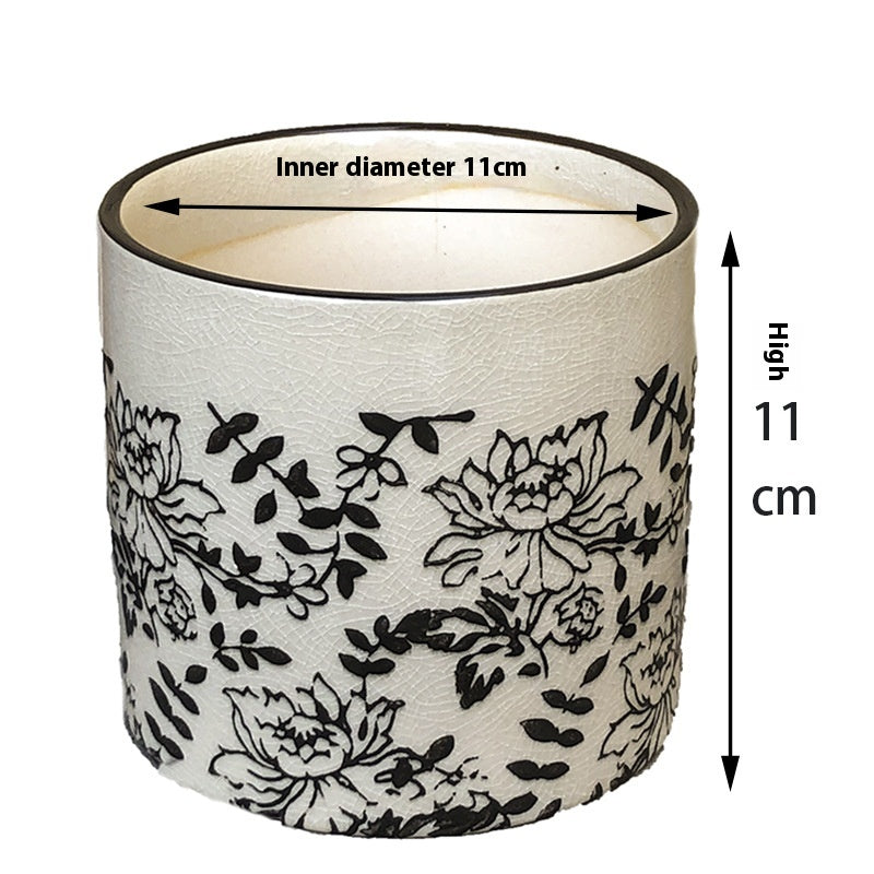 Ceramic Flower Pot for Home & Garden - Decorative Plant Container, Various Styles