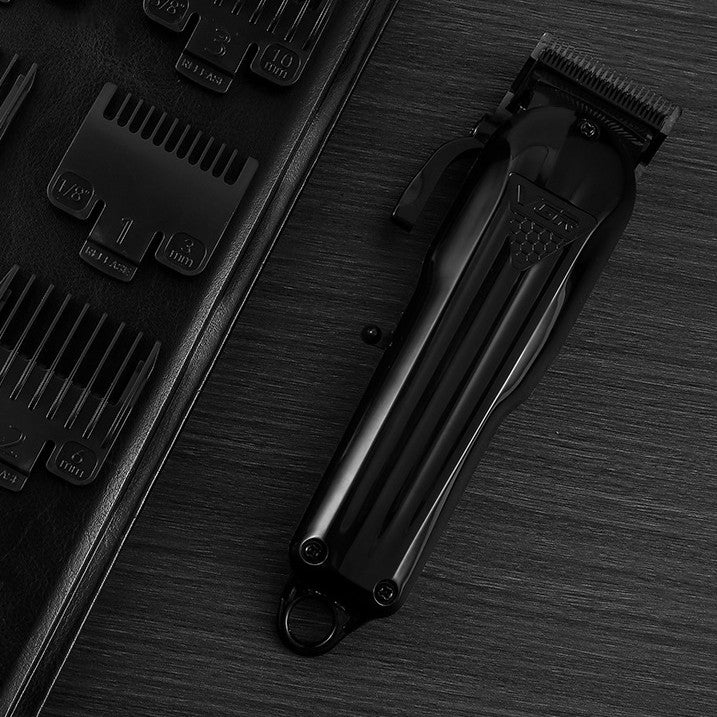 Gradient Electric Hair Clipper Head - USB Charging, Black