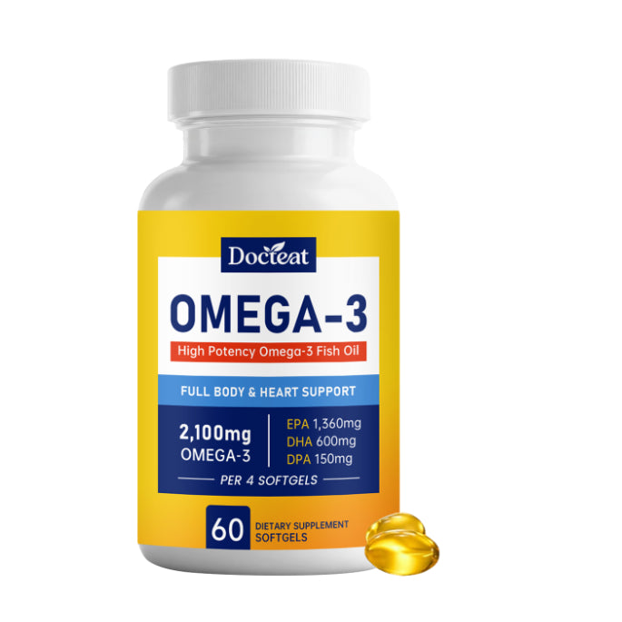 Omega-3 Softgel Capsules - 60 Count
