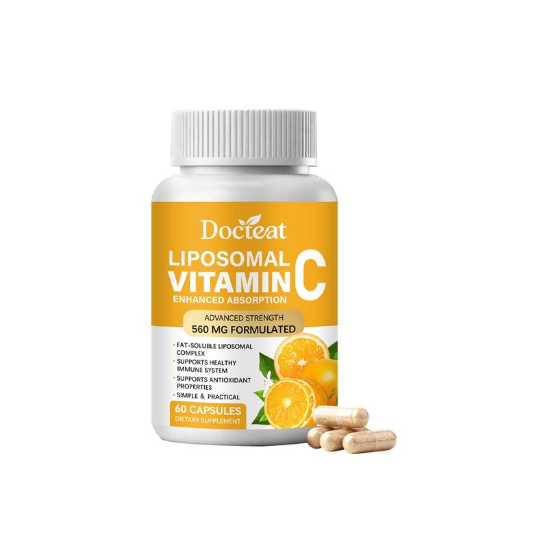 Liposomal Vitamin C Capsules with Collagen & Biotin - 60 Count