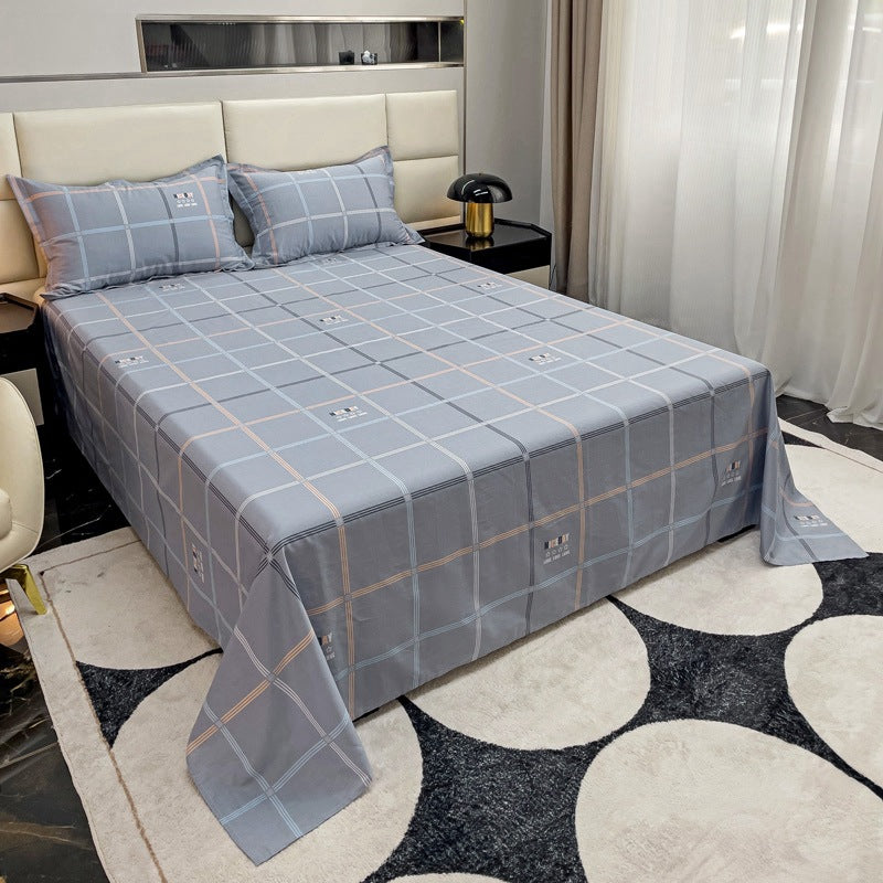 Cotton Printed Twill Bed Sheets - Multiple Sizes & Patterns Available