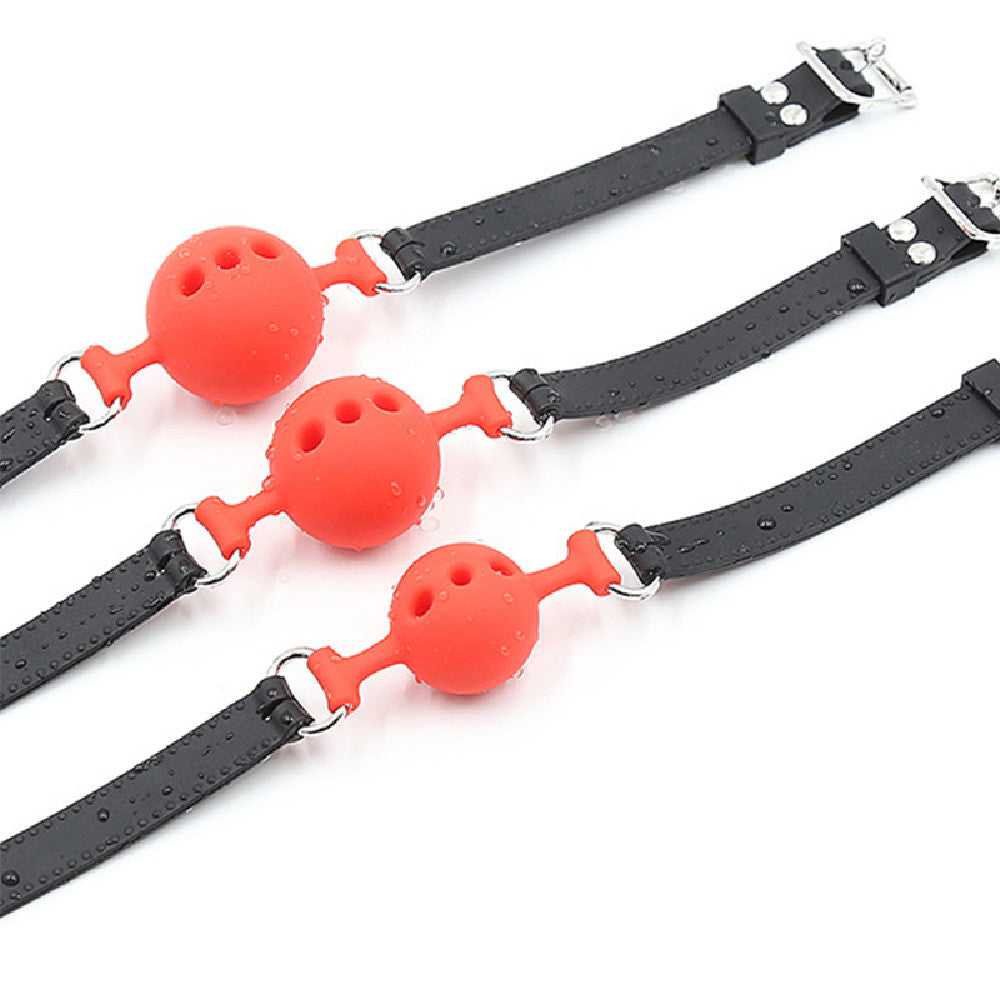 Men's Mouth Stopper Ball for Sleep & Oral Health - Soft Rubber, Multiple Sizes