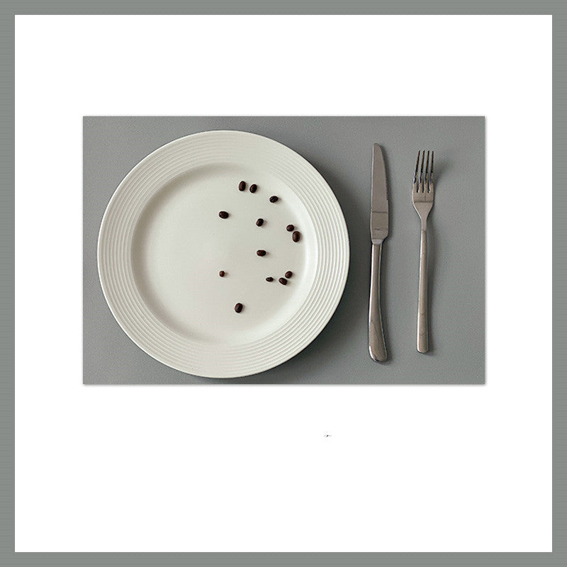 Waterproof Anti-Scald Leather Placemat for Nordic & Western Food