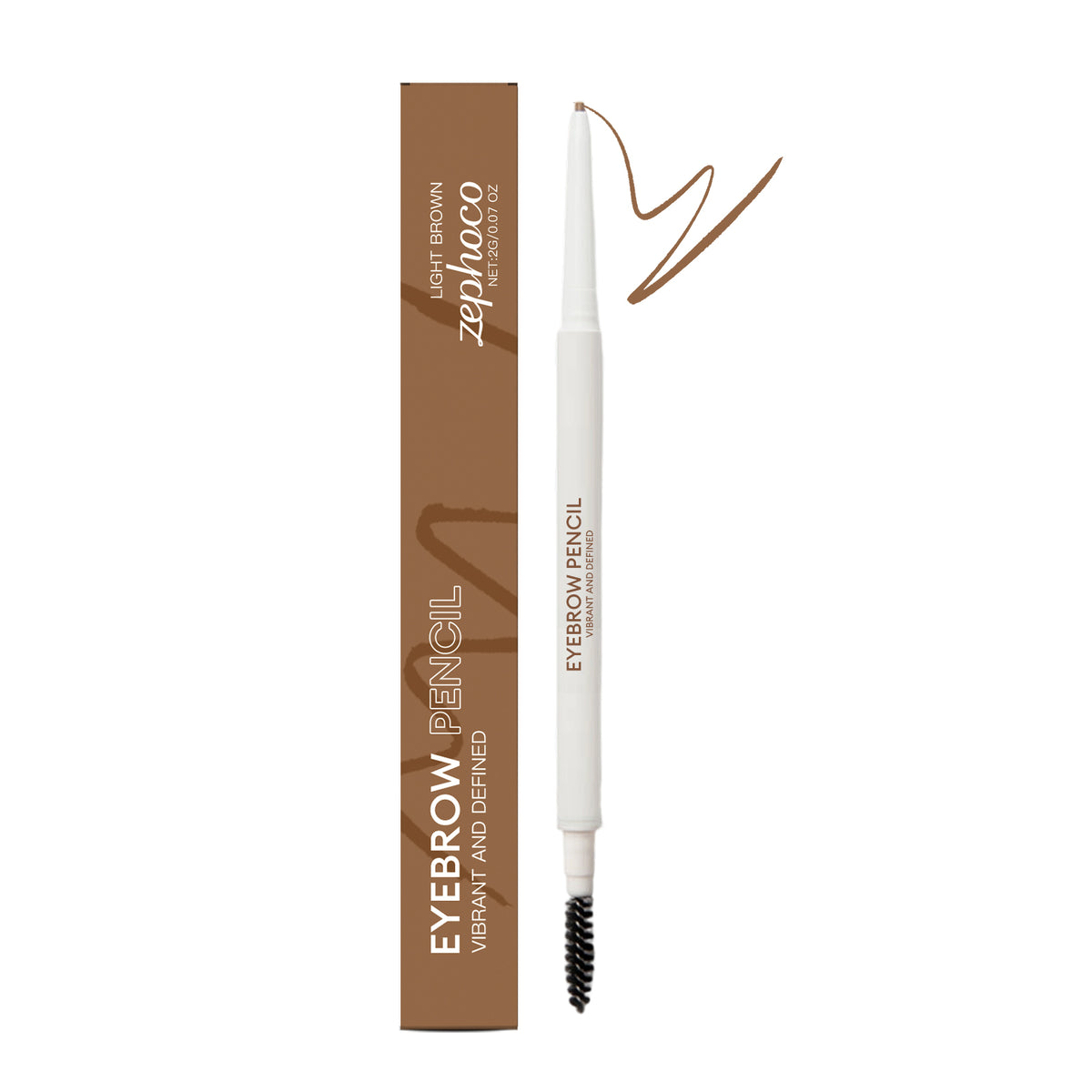 Double-Headed Eyebrow Pencil - Multiple Colors for Precise Makeup