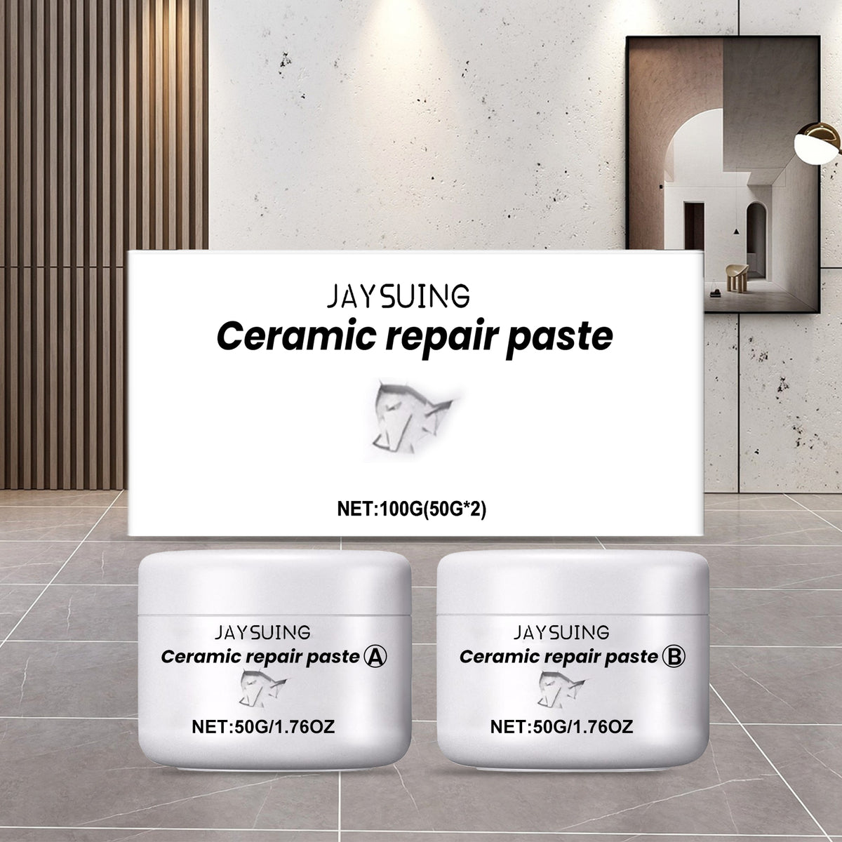 Tile Repair Agent 50g - Crack & Hole Repair for Ceramic Tiles
