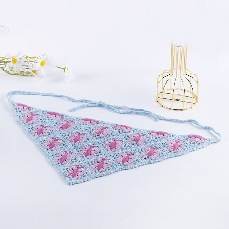 Triangle Plaid Hair Wrap Headband for Women - Turban Style, Multiple Colors