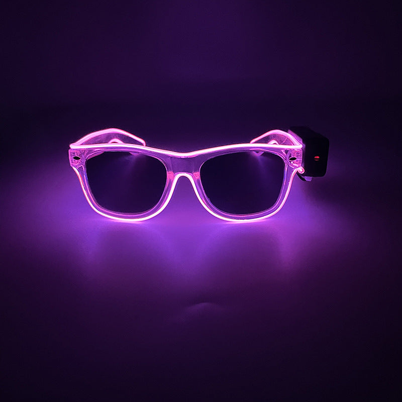LED Goggles Nightclub Dance Party Props - Colorful Light-up Costume Accessories