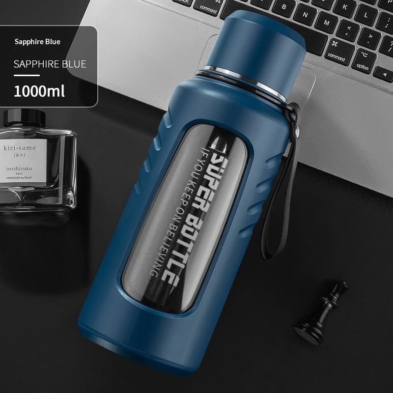 Heat-Resistant Double-Walled Large Capacity Travel Mug - Insulated Drinkware
