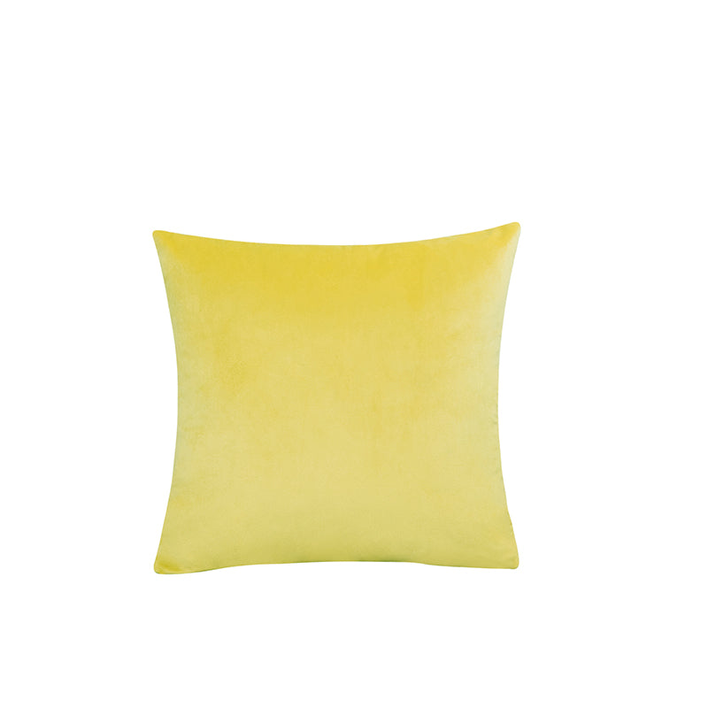 Velvet Lumbar Support Pillow Cover for Office Car Home Decoration