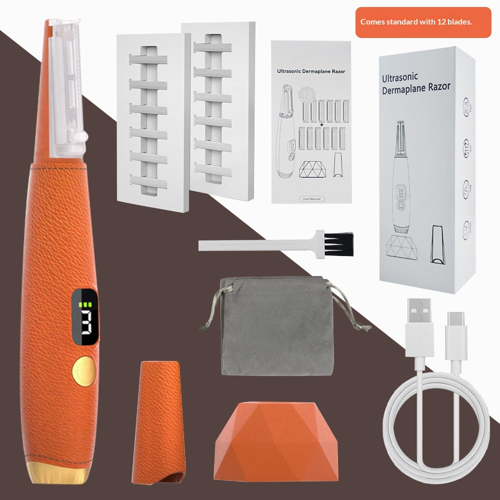 Electric Facial Hair Removal Device - Rechargeable, Gentle & Painless Skin Care