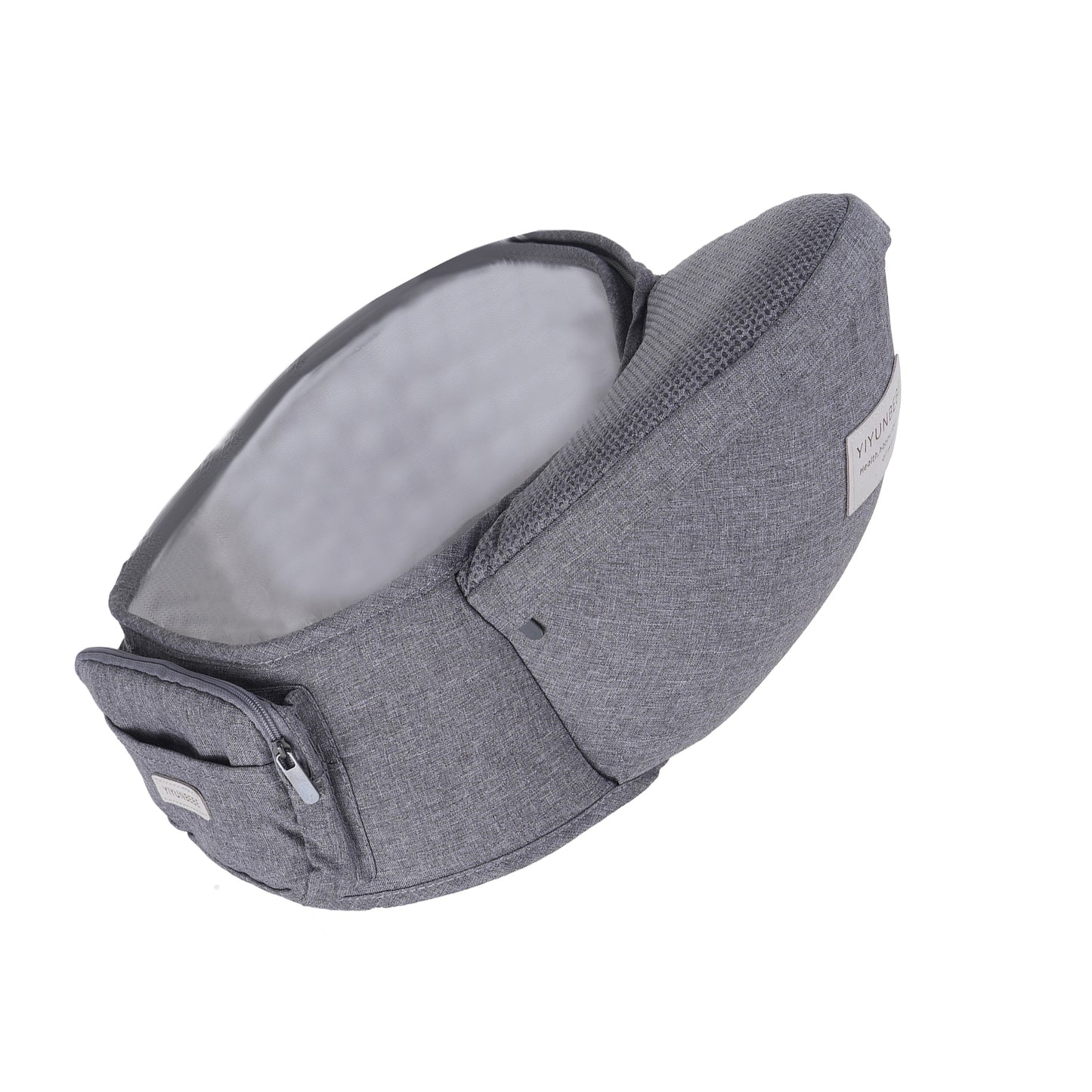 Ergonomic Baby Hip Seat Carrier with Adjustable Waist Belt - Gray