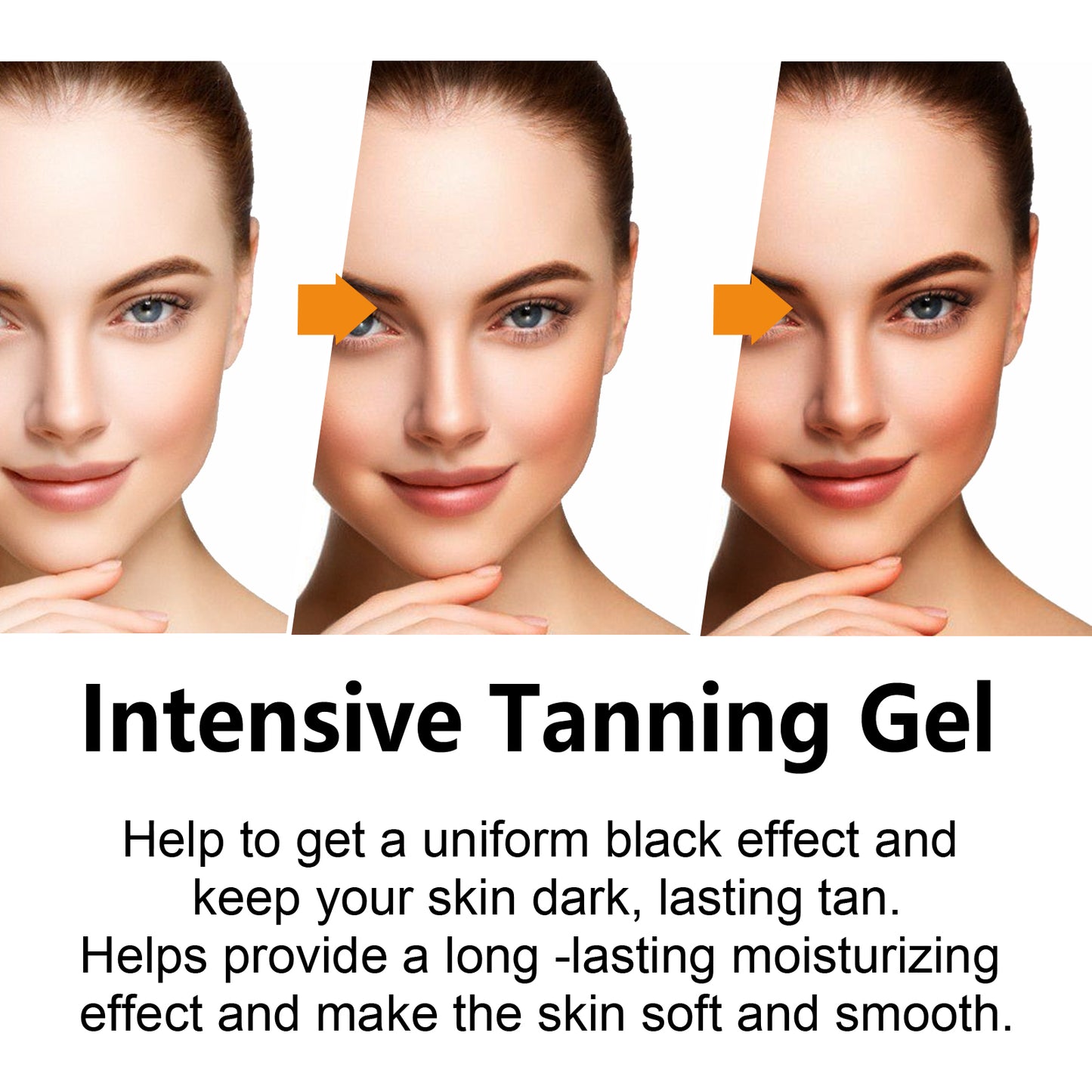 Intensive Tanning Gel for Natural Summer Glow - 150g Moisturizing Formula