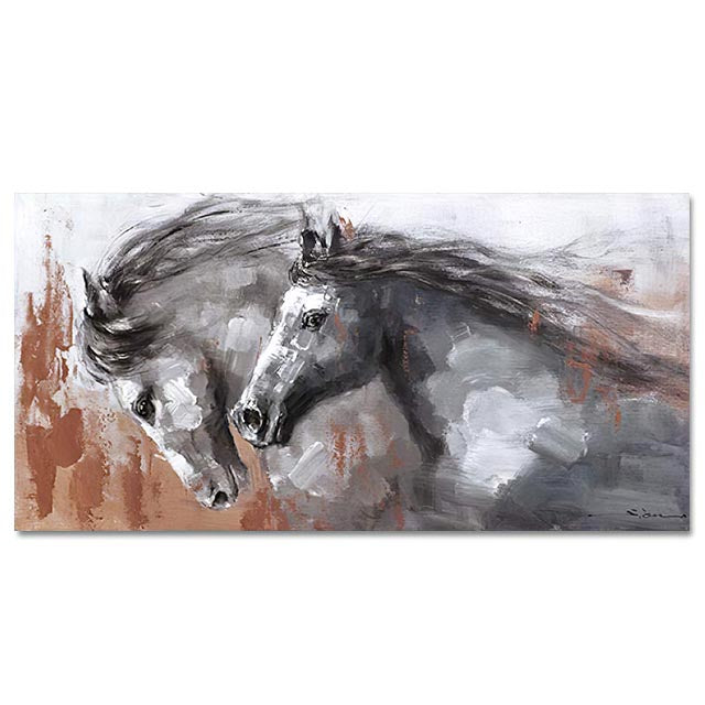Canvas Horse Poster Wall Art for Living Room or Office Decor