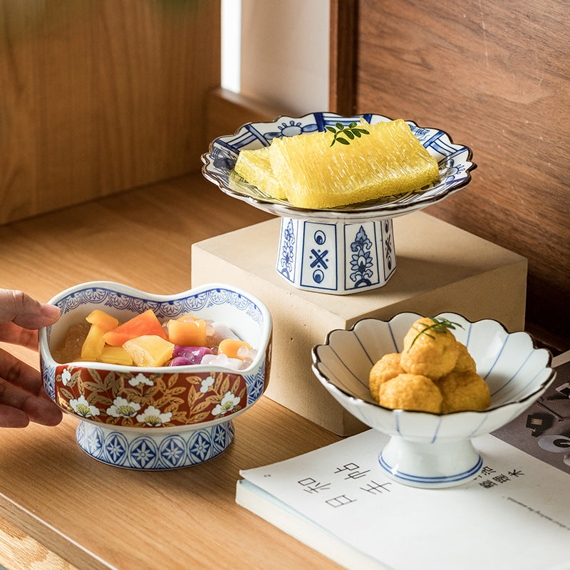Retro Ceramic Serving Bowl - Modern Simple Style, Multiple Colors