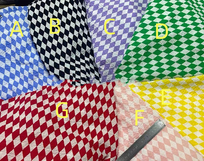 Children's Bubble Printed Cotton Dress - Colorful Fabric for Kids' Clothing