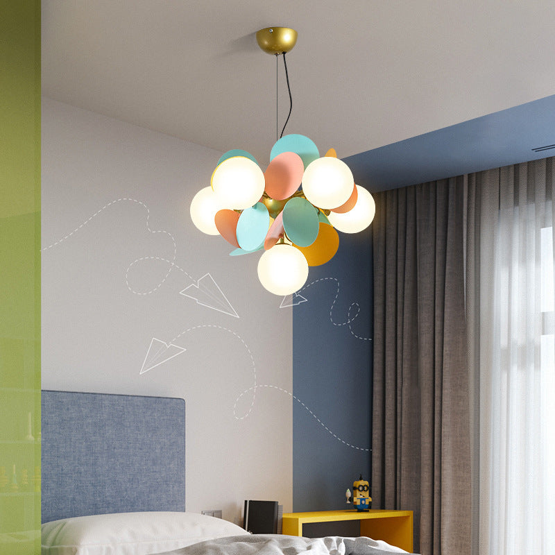 Creative Personalized Living Room Lamp with Adjustable Light Options - Cozy Bedroom Chandelier