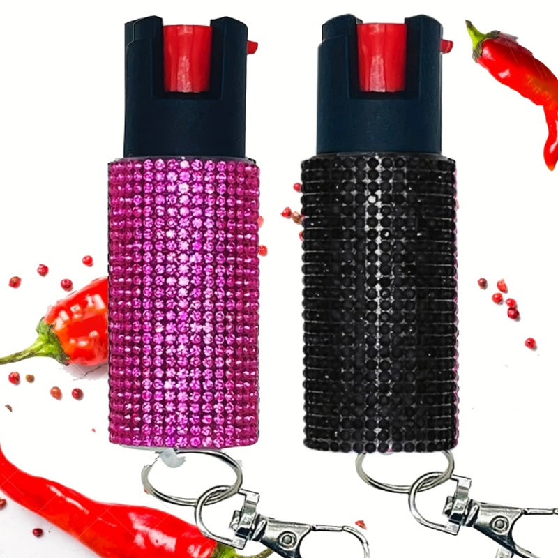 Self Defense Pepper Spray - 2 Pack with Keyring Clip