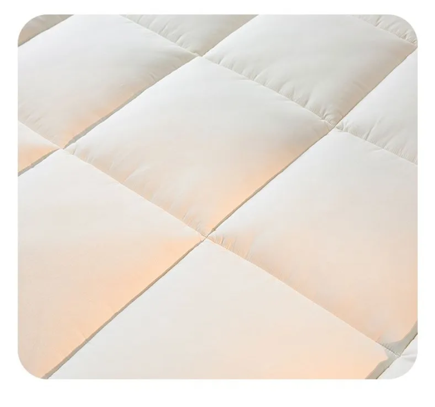 Queen Mattress Topper Pad - Gray Bedding Accessory