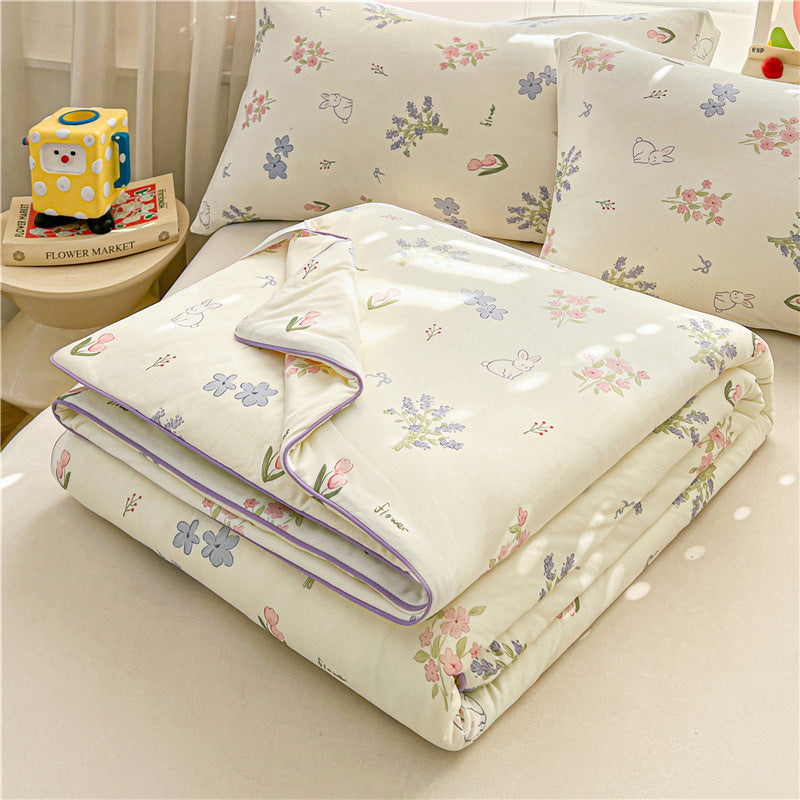 Children's Cartoon-Printed Summer Cooling Air Conditioner Blanket - Multiple Sizes & Patterns