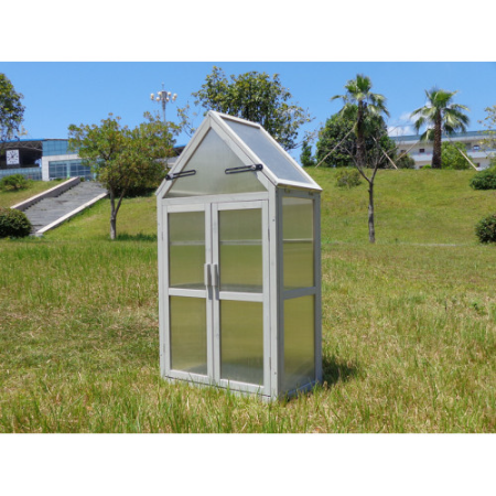 Mini Greenhouse Kit - Outdoor Plant Stand with Adjustable Shelves
