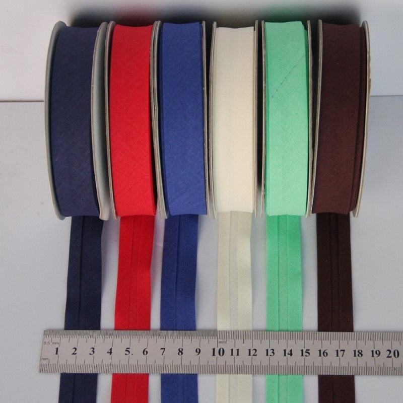 Hand-Patched Cotton Bias Tape for Sewing & Crafting - 20mm Wide