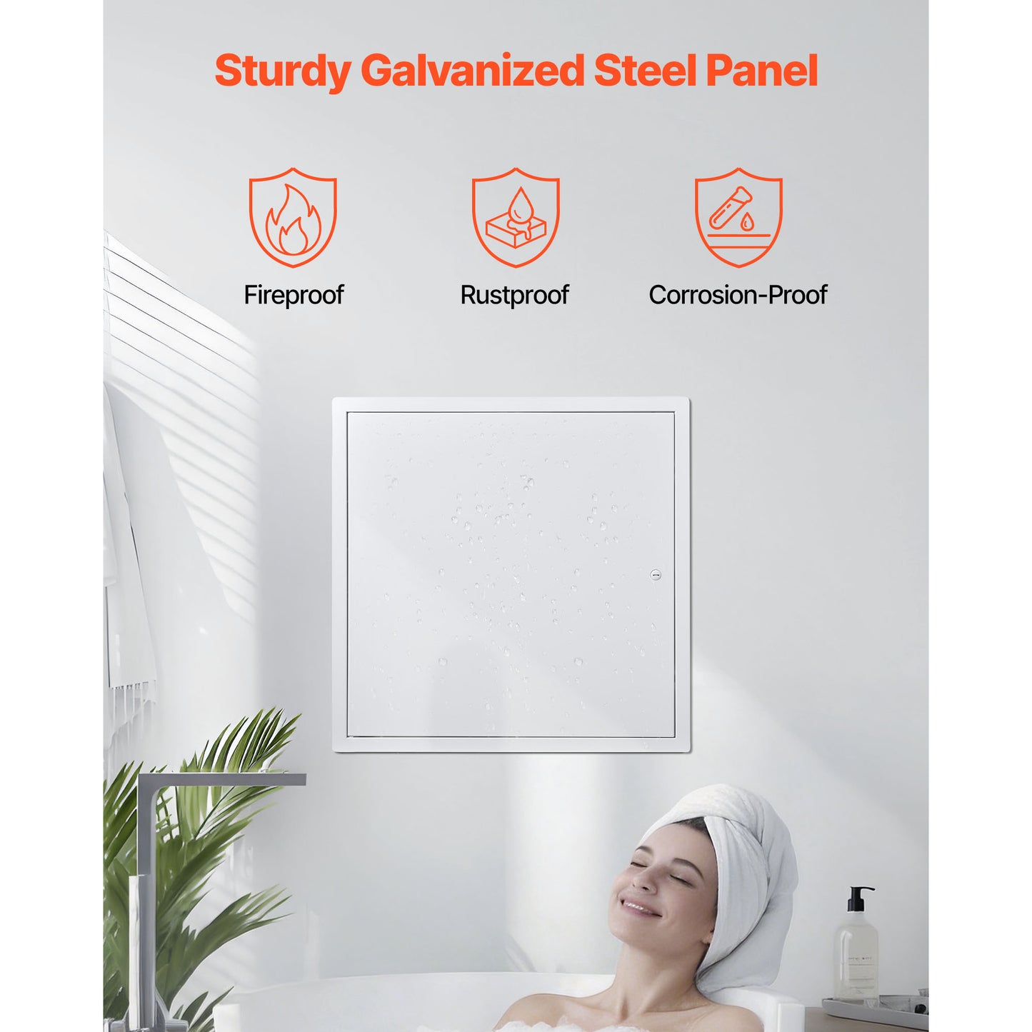 Galvanized Steel Access Panel for Drywall 19.2x19.2 Inch - Easy Install Ceiling & Wall Service Door