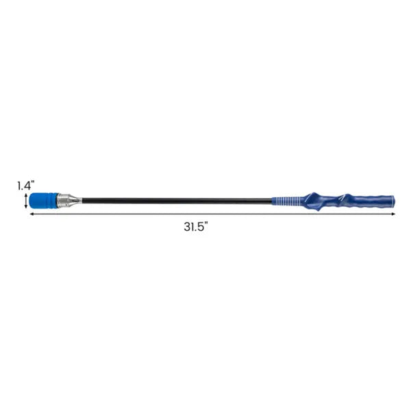 Golf Swing Stick - Portable Fiberglass Training Tool for Grip & Accuracy - Blue