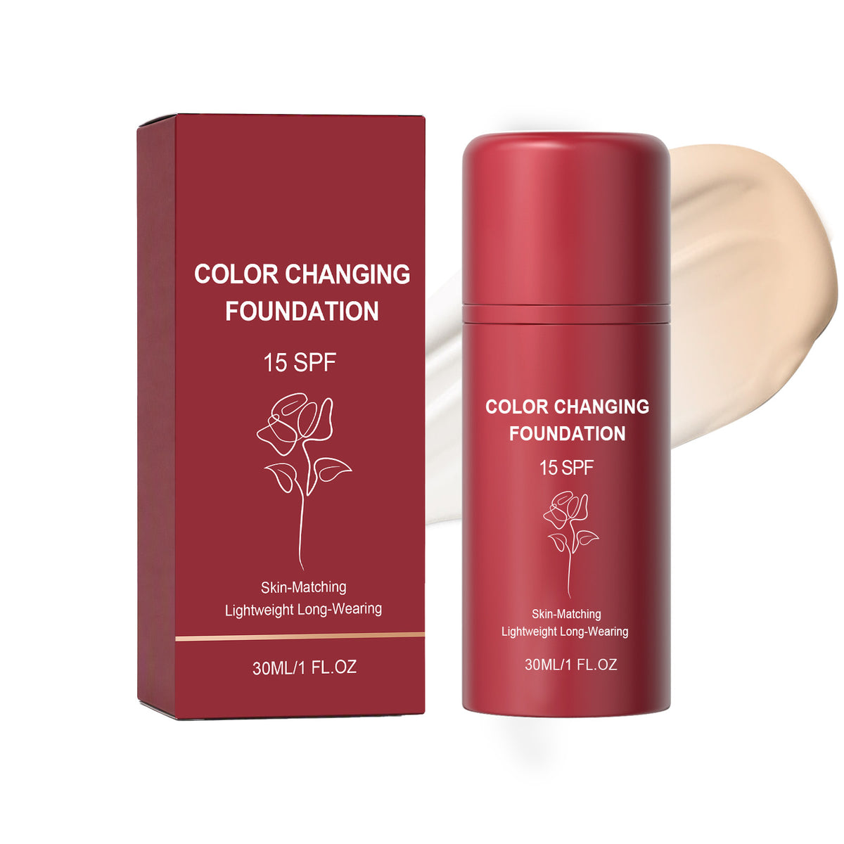 Temperature-Responsive Liquid Foundation for Skin Care - 30ml