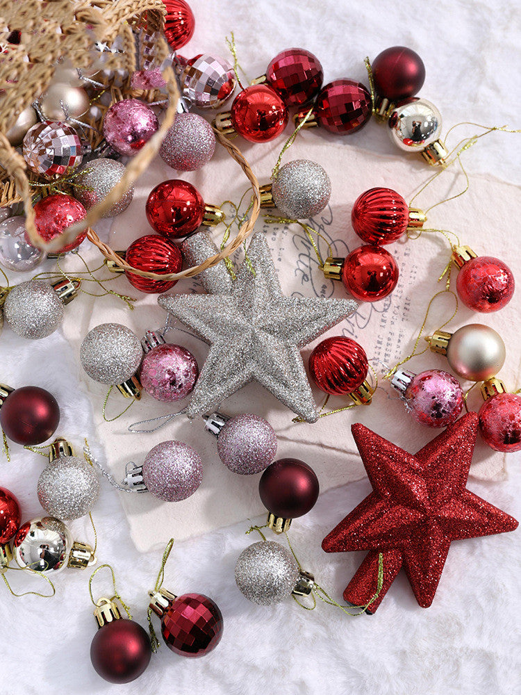 Festive Christmas & Chinese New Year Ornaments Set - Holiday Ball Decorations