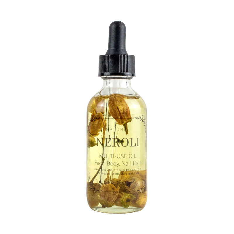 Massage Oil with Dried Flowers - Multi-Scent