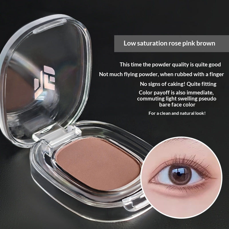 Matte Eyeshadow Palette - Solid Color, Low Saturation, Girly Style