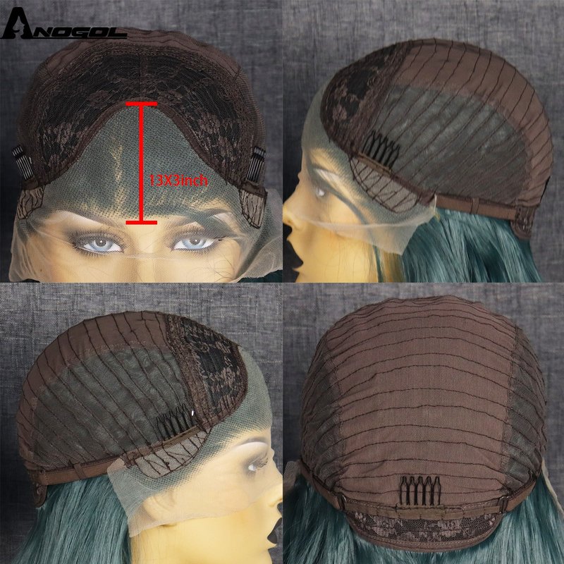 Long Curly Synthetic Lace Front Wig for Ladies - Multiple Colors