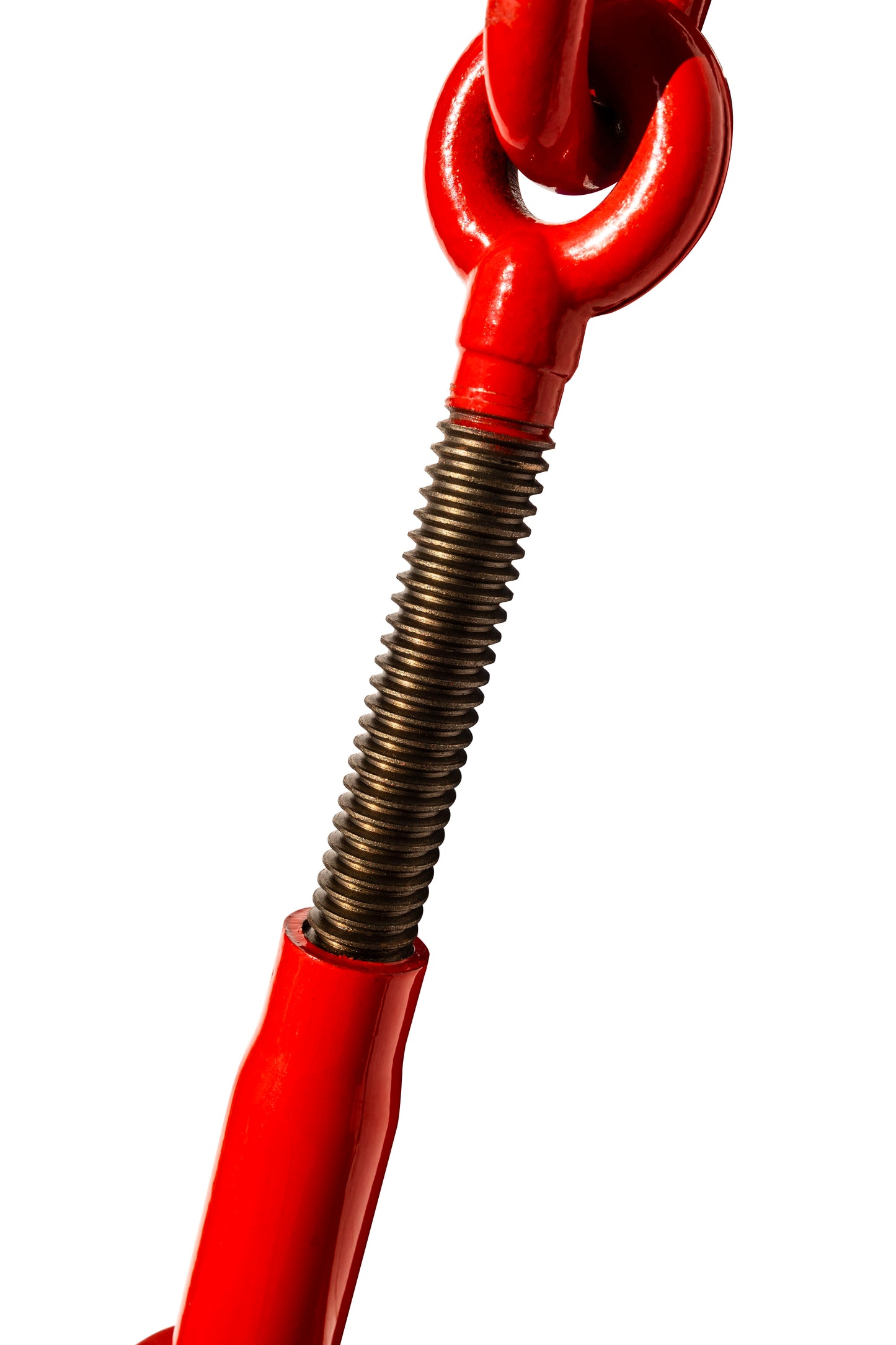 Heavy Duty Tow Chain Bridle with Hooks - 14FT Alloy Steel Recovery Chain - Red or Yellow