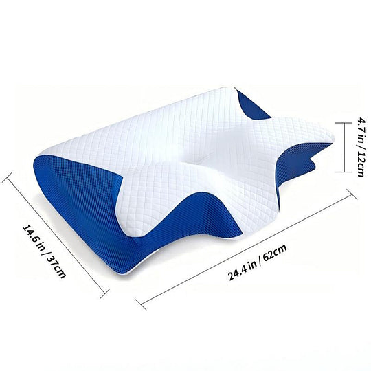 Memory Pillow for Home Sleep Comfort - Rectangular Memory Foam Cushion