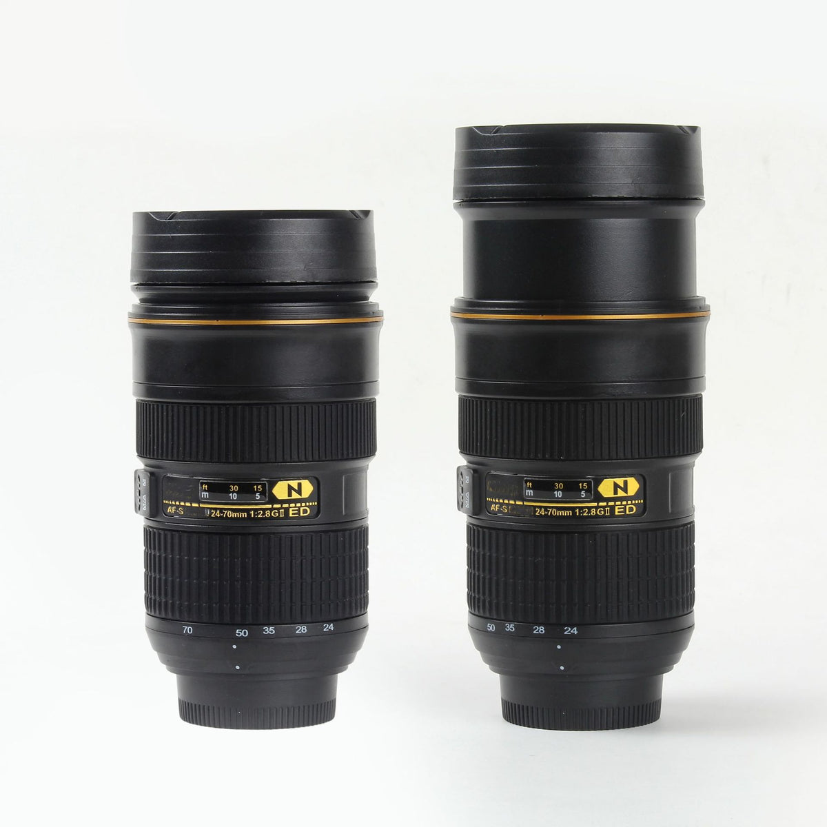 Creative 300ml Double-Layer Water Bottle with Lens Design - Universal Use