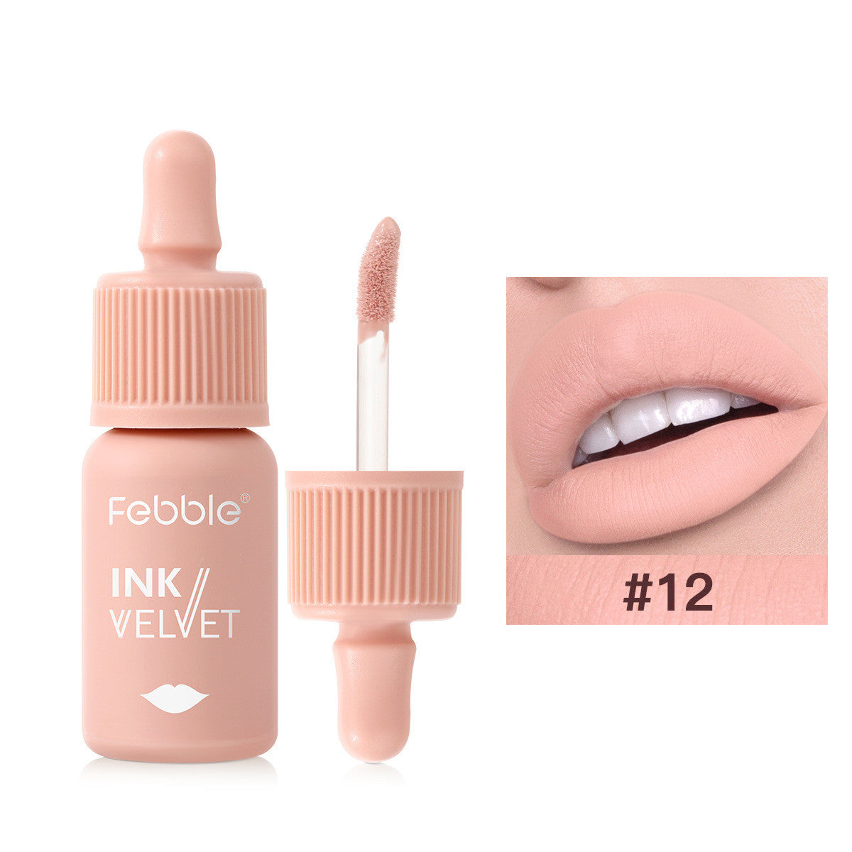 Matte Liquid Lipstick Lip Gloss Waterproof Nonstick Cup - 8-12 Colors