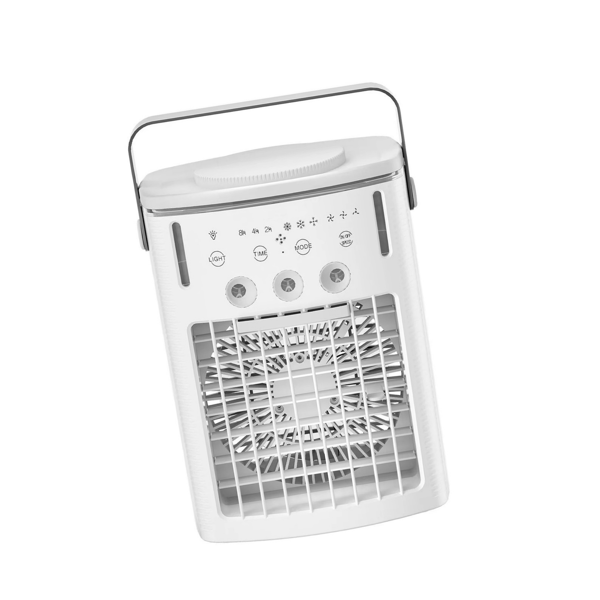 4-in-1 Portable Evaporative Air Cooler with Remote, 3-Speed & Timer