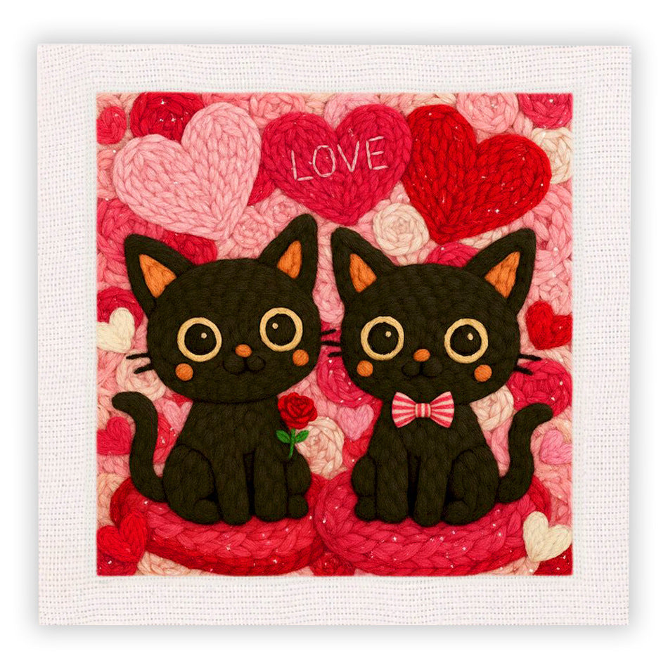 Handmade Embroidery Floral and Animal Wall Art - Creative Gift
