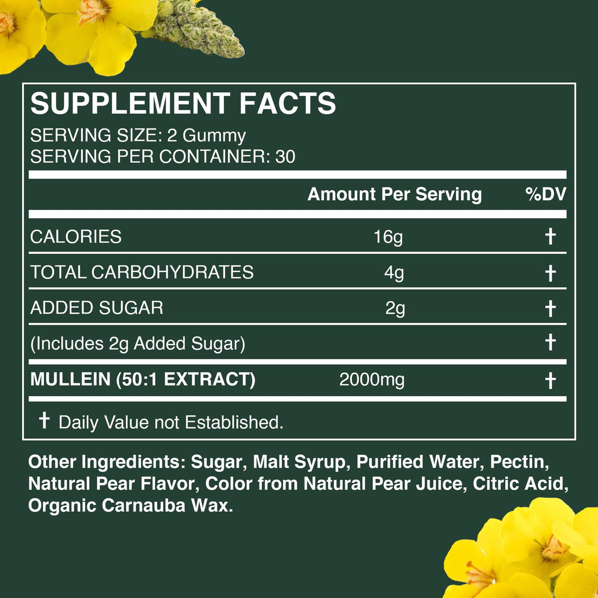 Verbascum Thapsus Soft Candy - 60 Tablets
