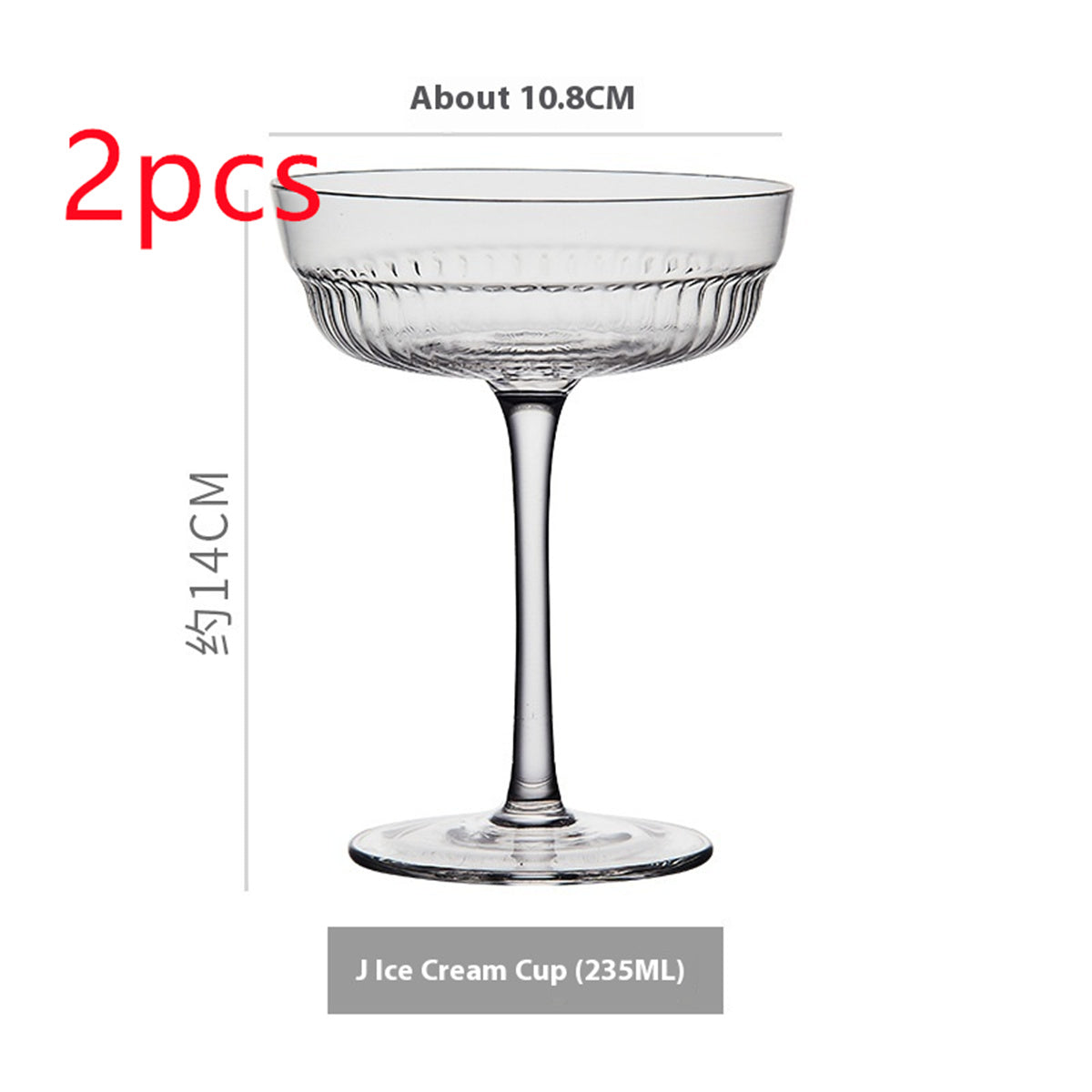 Simple Ins Style Handmade Crystal Glass Goblet - Multiple Variants