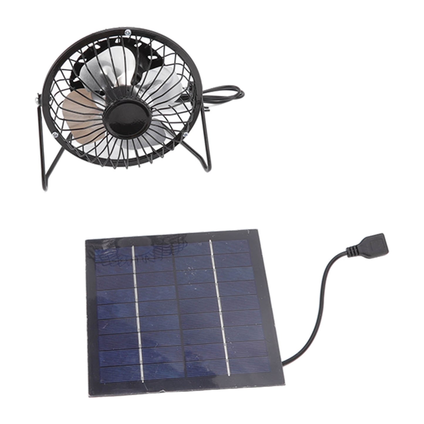 Photovoltaic Solar Panel Set Ventilation System Mini Portable USB