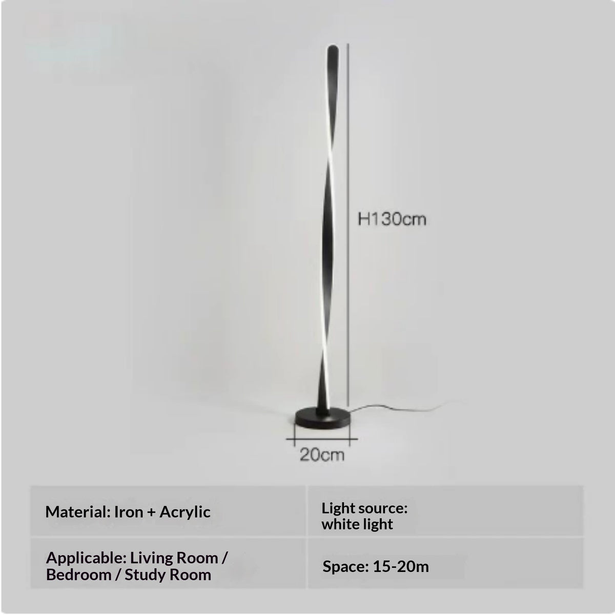 Modern Floor Lamp - Minimalist Bedside & Living Room Lighting