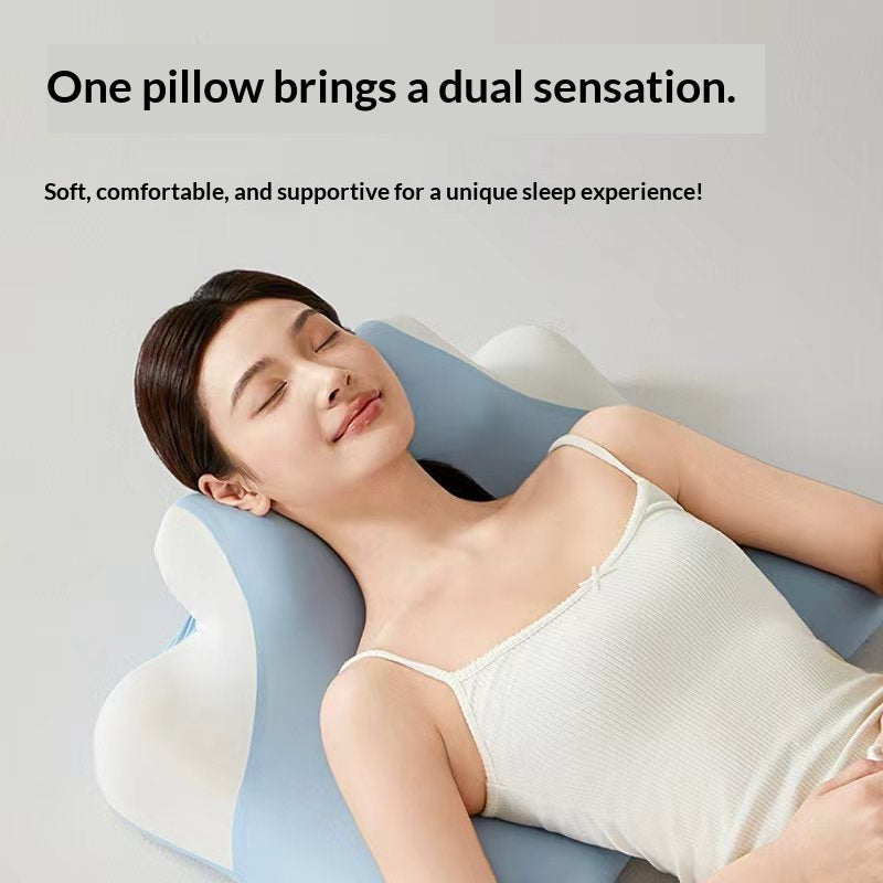 Memory Foam Cervical Neck Pillow for Side Sleepers - Support & Comfort
