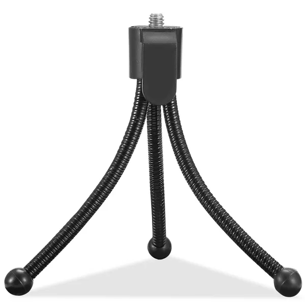 Flexible Tripod Stand for Cameras and Mini Projectors - Black